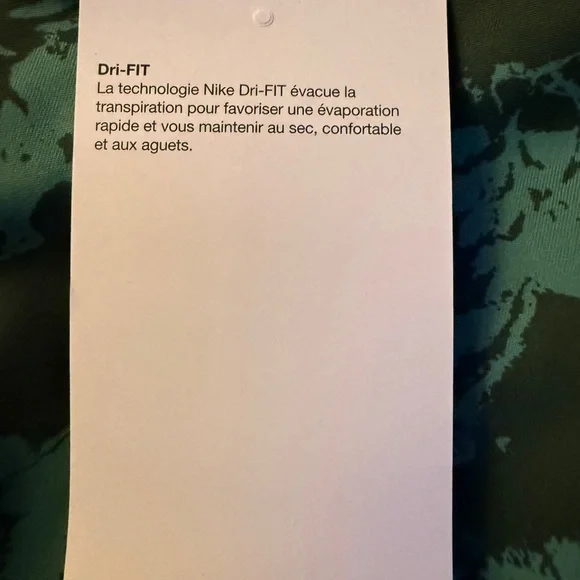 Nike One Dri-FIT High-Waisted 7/8 Printed Leggings FZ3229-338 - Picture 8 of 8